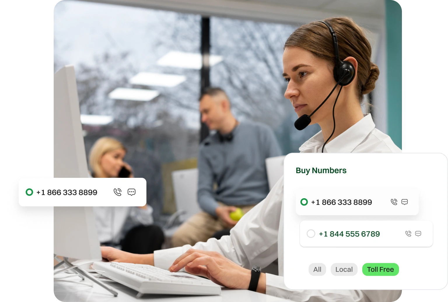 Choose Virtual Toll-Free numbers as your choice as shown in Image.