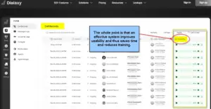 Call recording feature in Dialaxy.
