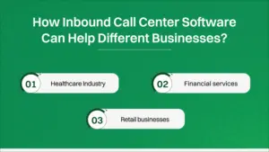 Industries where Inbound call center can help.