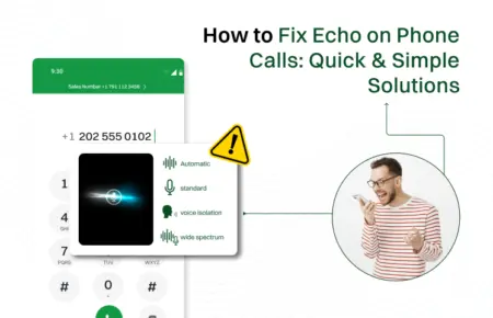 How to fix echo on phone calls