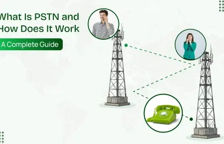 This image shows Comparison of PSTN, VoIP Phone System, Hosted PBX, and ISDN.
