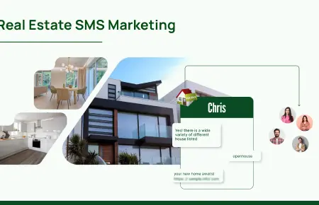 Real State SMS Marketing. (Visual Representation)