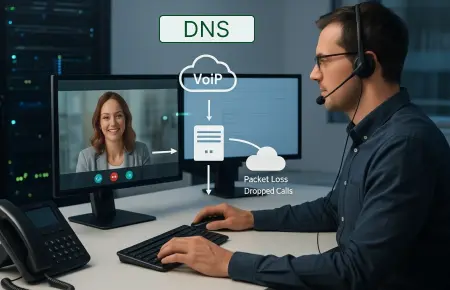 Role of DNS in VoIP. (representational image)