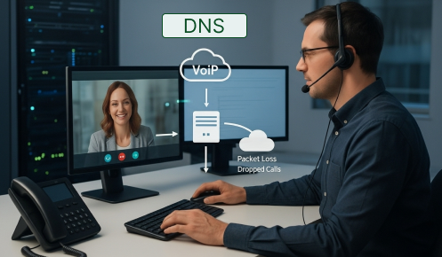 Role of DNS in VoIP. (representational image)