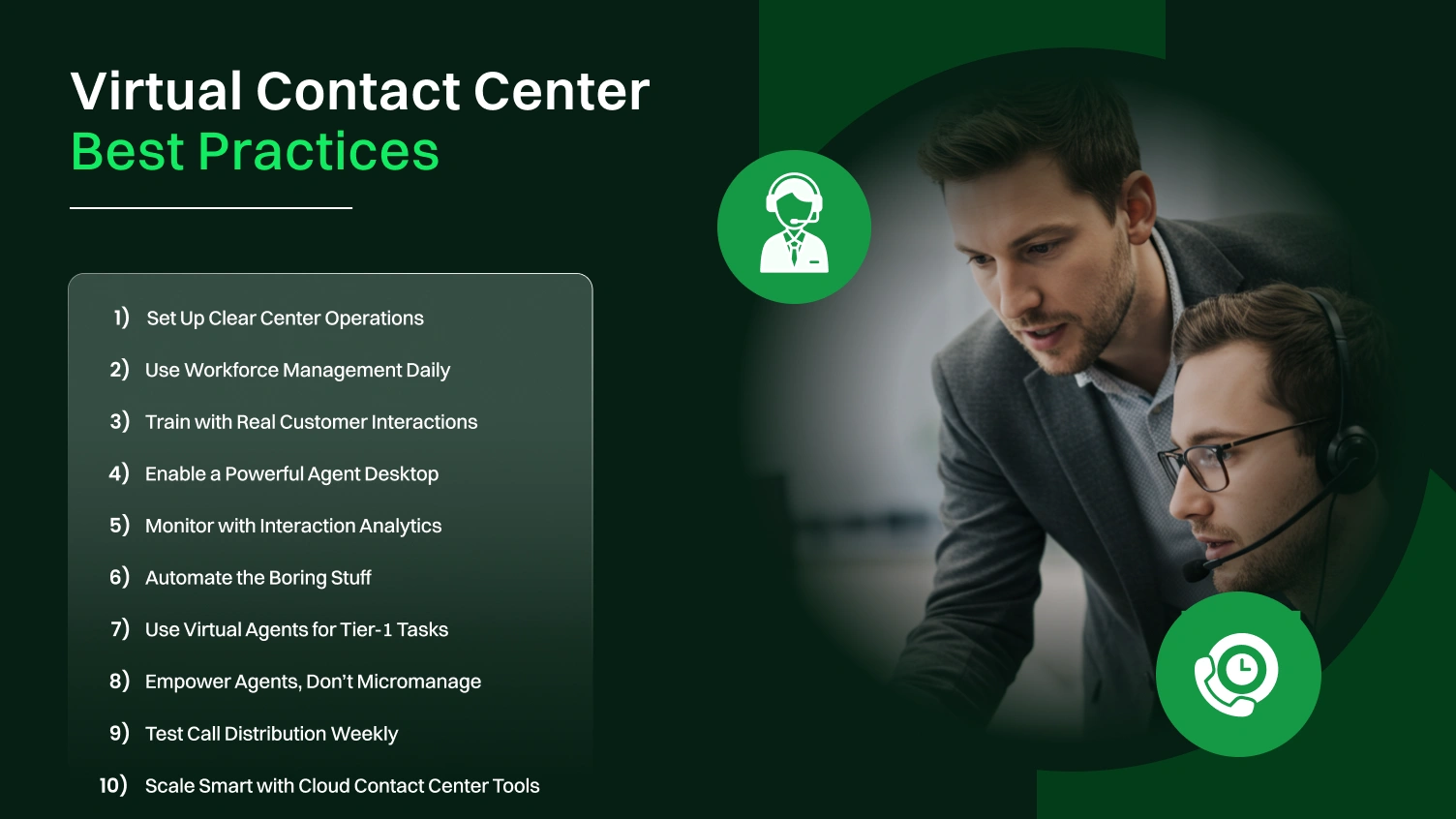 virtual contact center best practices