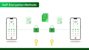 VoIP encryption Methods. (visual Representation)
