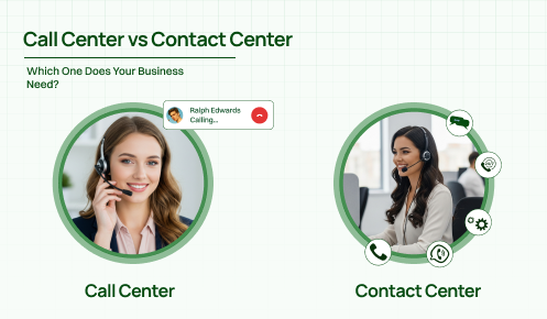 This infographics shows two women in two different sides and talking on their microphone.