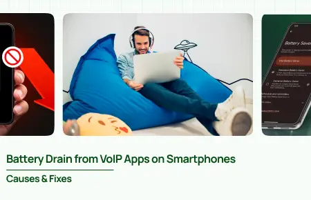 VoIP app battery drain