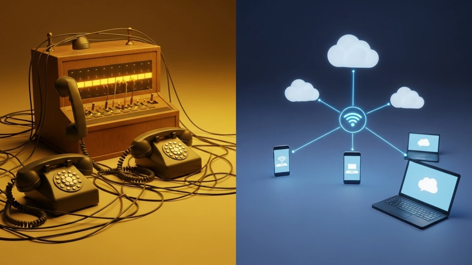 Traditional multi line phone system vs cloud based multiphone system