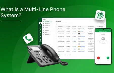 What is a multi line phone system