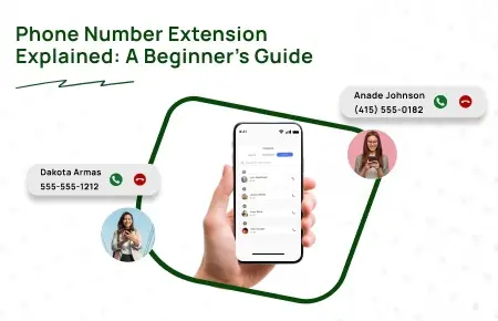Phone number extension