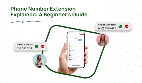 Phone number extension