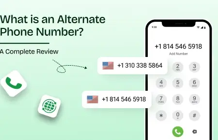 This infographics provides what is an alternate phone number.