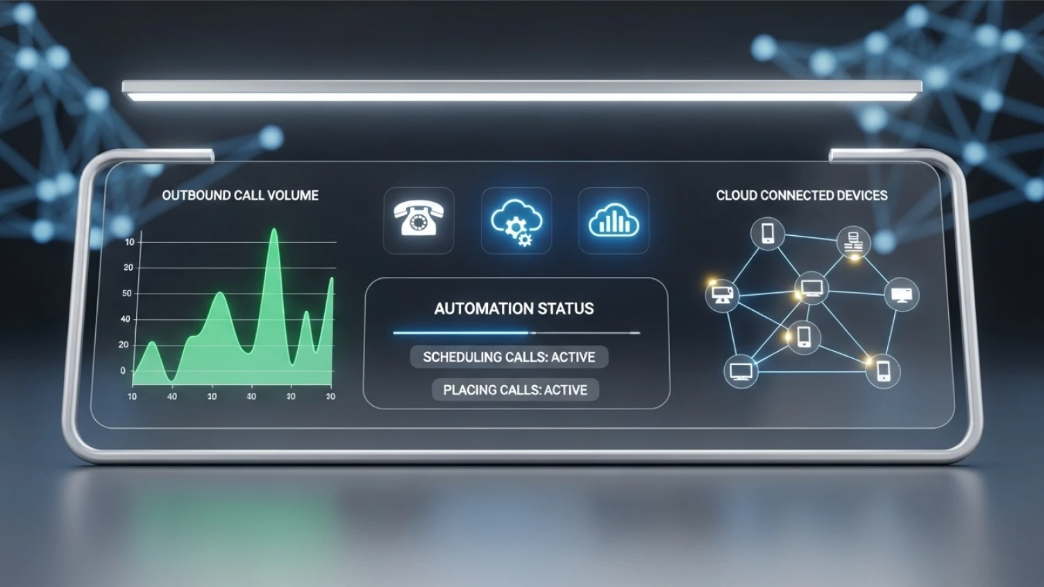 This infographics shows future of outbound call center.