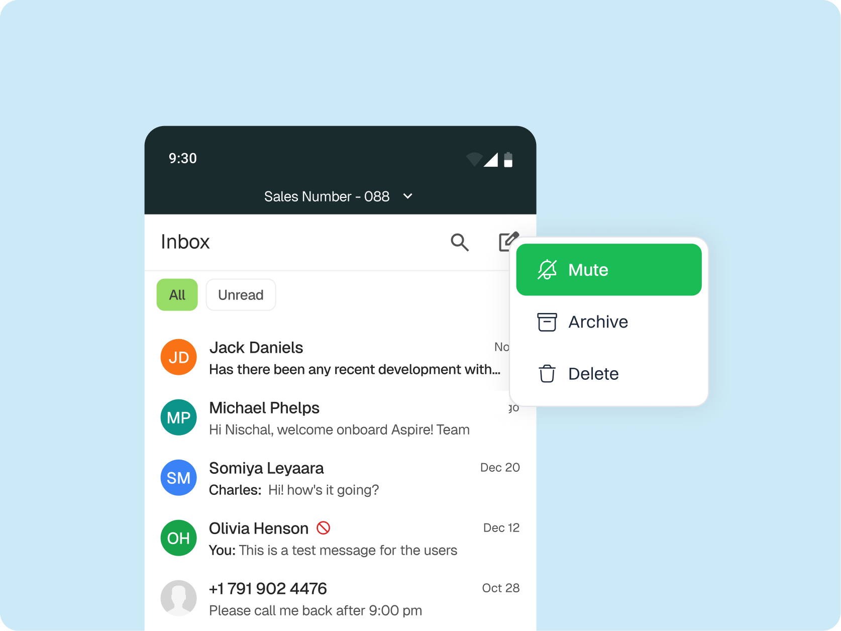 What is Mute Conversation